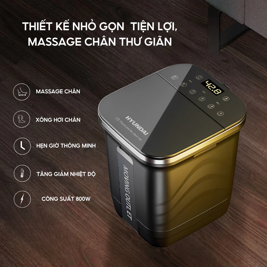 Bồn ngâm chân massage tự động - Thư giãn tại nhà, chăm sóc sức khỏe hiệu quả