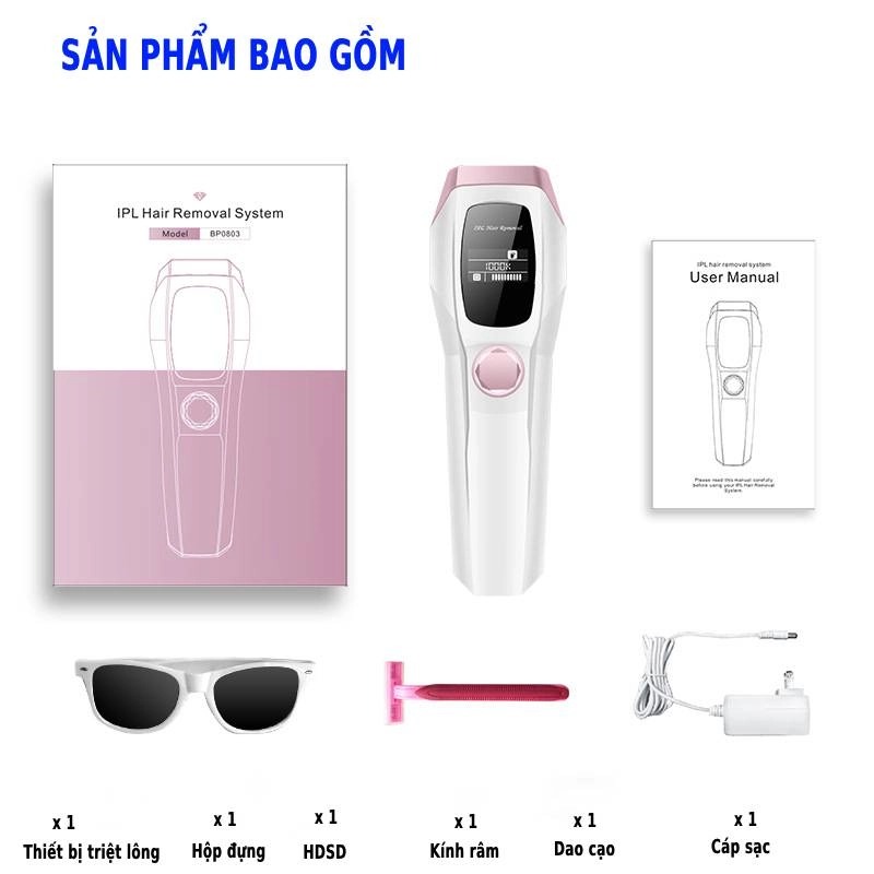 Máy triệt lông lạnh cá nhân, toàn thân vĩnh viễn - Ảnh 4