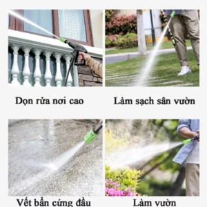 Máy rửa xe mini Lutian 1400W dùng cho gia đình