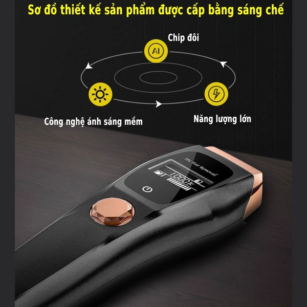 Máy triệt lông lạnh toàn thân laser IPL 1000k trẻ hóa da - Ảnh 6