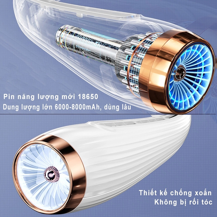 Quạt đeo cổ điều hòa New Turbo - Ảnh 5