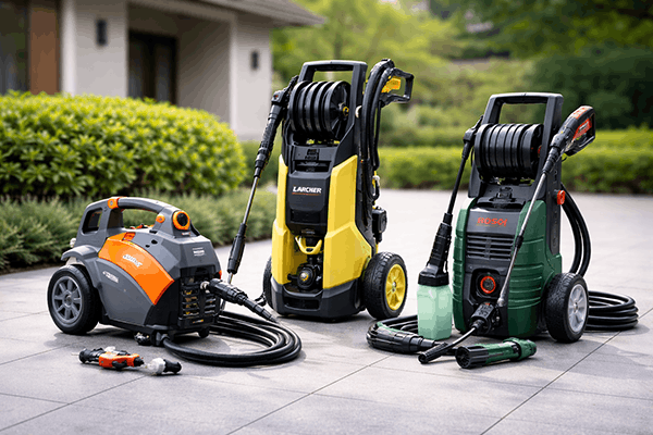 Máy rửa xe Lutian có tốt không? So sánh với Karcher và Bosch